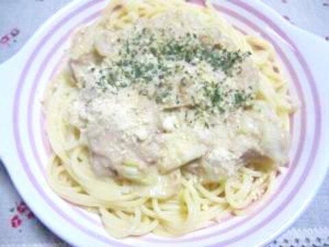 ♪お手軽☆ツナ缶でクリームパスタ♪